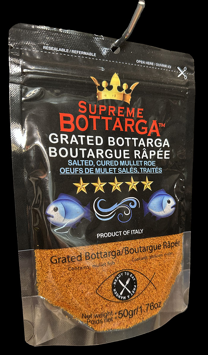 50gram grated bottarga